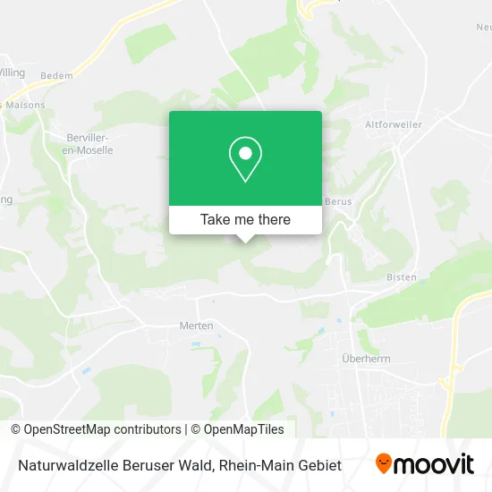 Карта Naturwaldzelle Beruser Wald