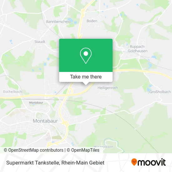 Карта Supermarkt Tankstelle