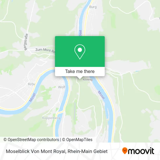 Карта Moselblick Von Mont Royal