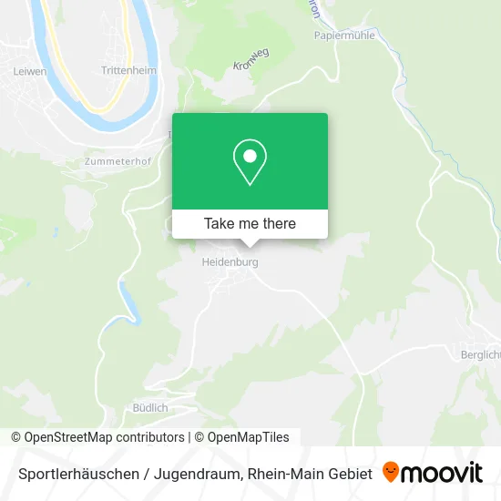 Карта Sportlerhäuschen / Jugendraum
