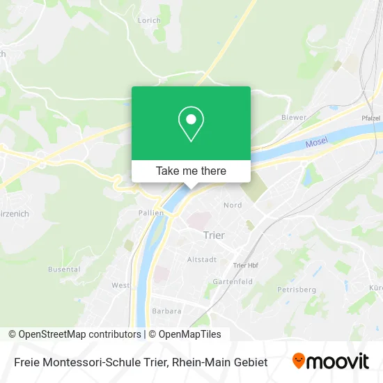 Карта Freie Montessori-Schule Trier