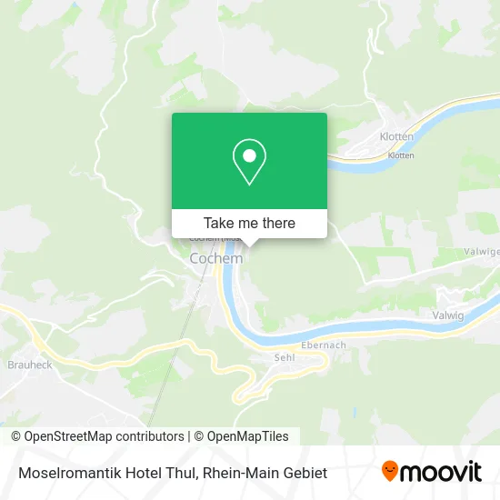 Карта Moselromantik Hotel Thul