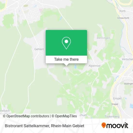Карта Bistrorant Sattelkammer