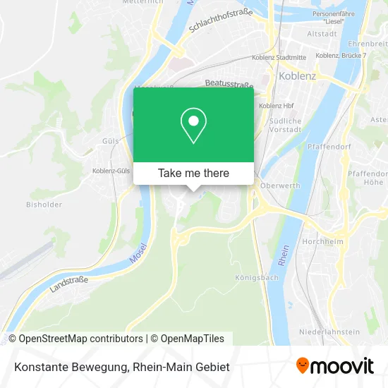 Карта Konstante Bewegung
