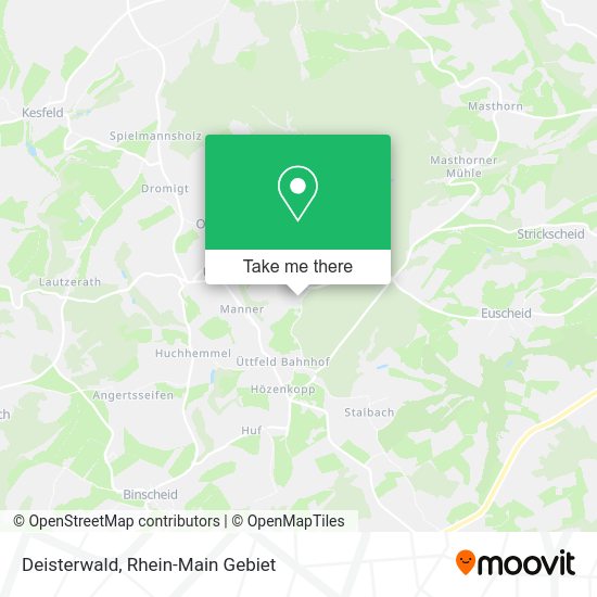 Карта Deisterwald