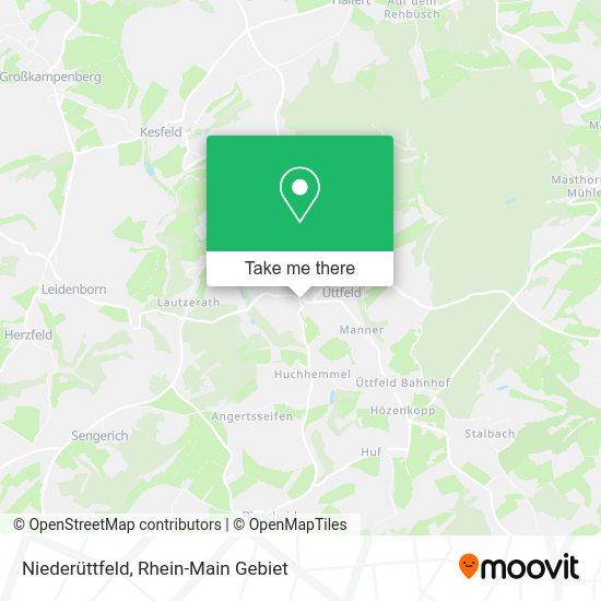 Карта Niederüttfeld