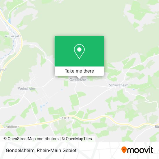 Карта Gondelsheim