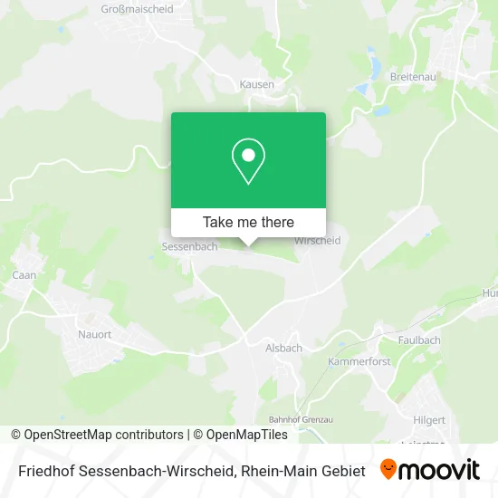 Карта Friedhof Sessenbach-Wirscheid
