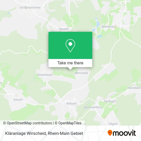 Карта Kläranlage Wirscheid