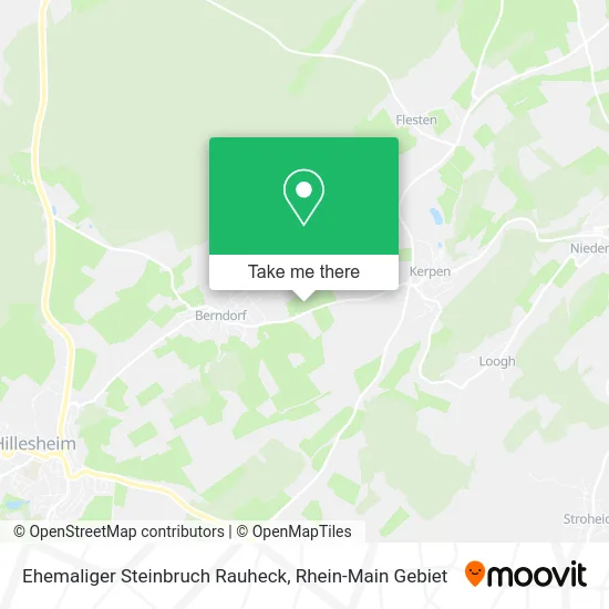 Ehemaliger Steinbruch Rauheck map