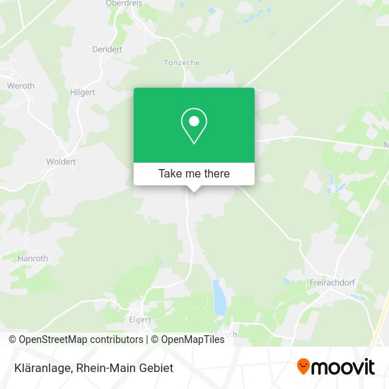 Карта Kläranlage