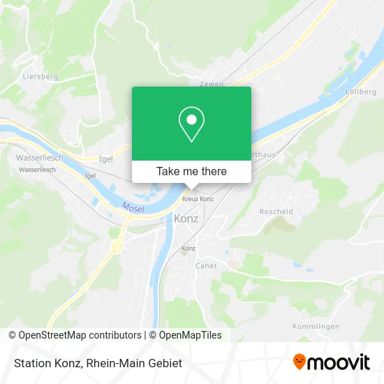 Карта Station Konz