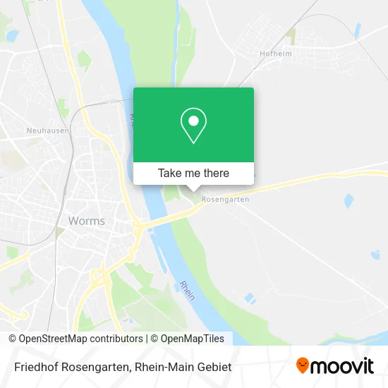 Карта Friedhof Rosengarten