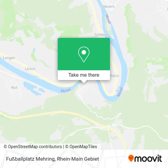 Карта Fußballplatz Mehring