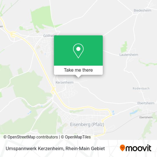 Карта Umspannwerk Kerzenheim