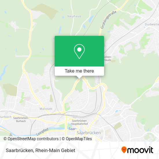 Карта Saarbrücken