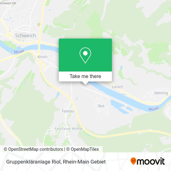 Карта Gruppenkläranlage Riol