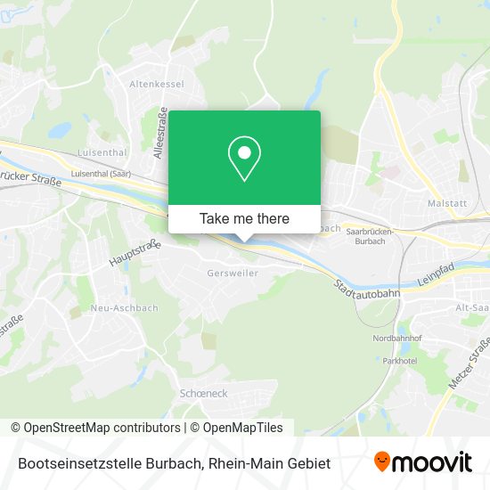 Карта Bootseinsetzstelle Burbach