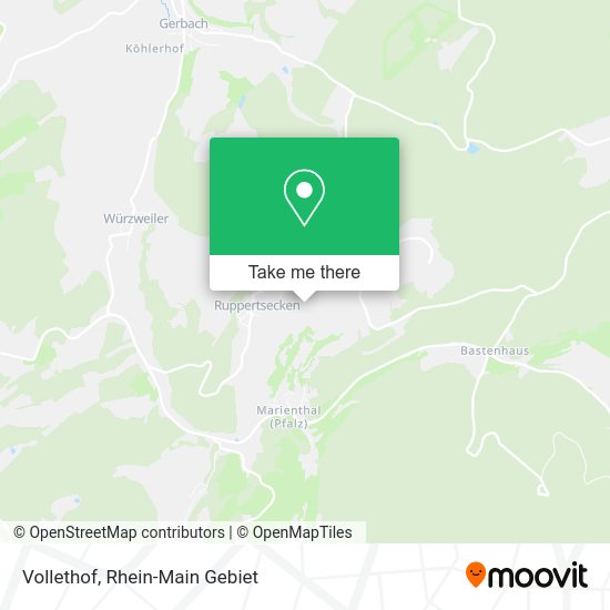 Vollethof map