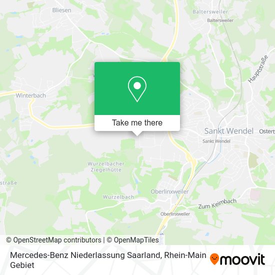 Карта Mercedes-Benz Niederlassung Saarland