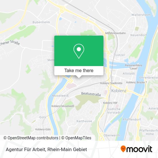 Карта Agentur Für Arbeit