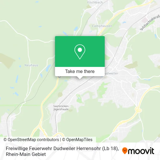 Карта Freiwillige Feuerwehr Dudweiler Herrensohr (Lb 18)