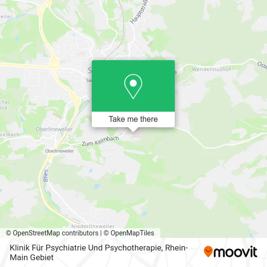 Карта Klinik Für Psychiatrie Und Psychotherapie