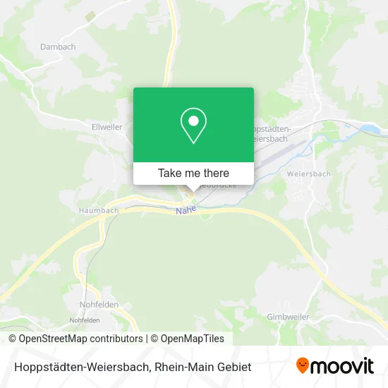 Карта Hoppstädten-Weiersbach