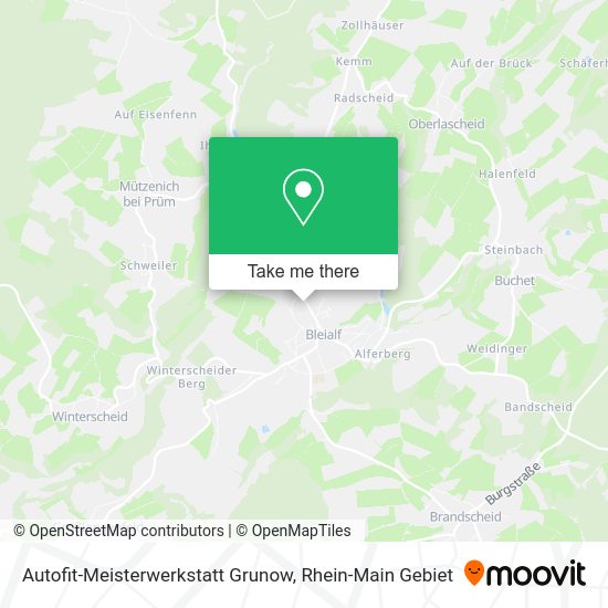 Карта Autofit-Meisterwerkstatt Grunow