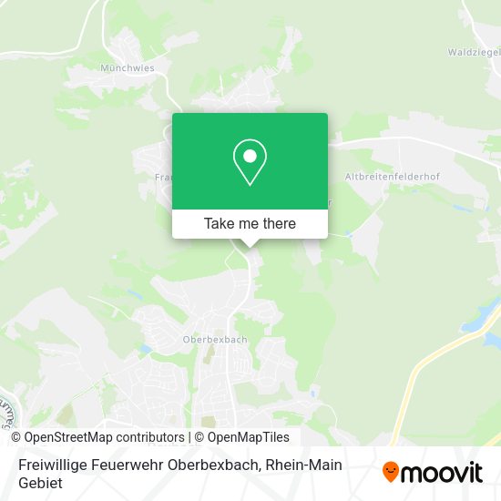 Карта Freiwillige Feuerwehr Oberbexbach