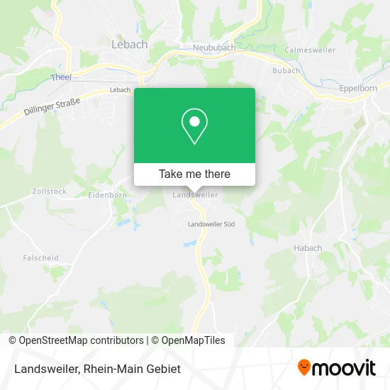 Landsweiler map