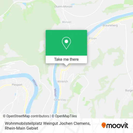 Карта Wohnmobilstellplatz Weingut Jochen Clemens