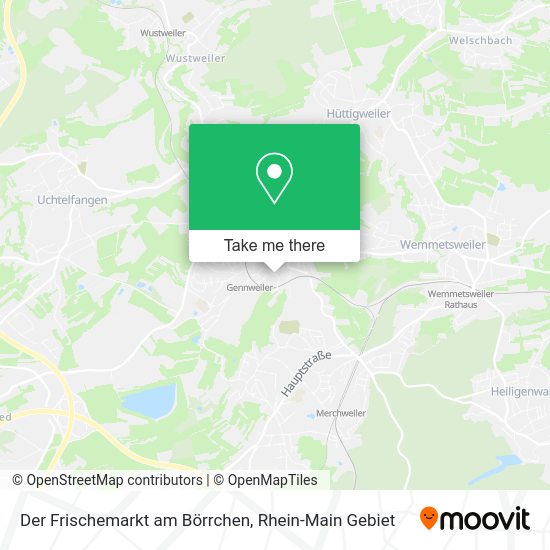 Карта Der Frischemarkt am Börrchen
