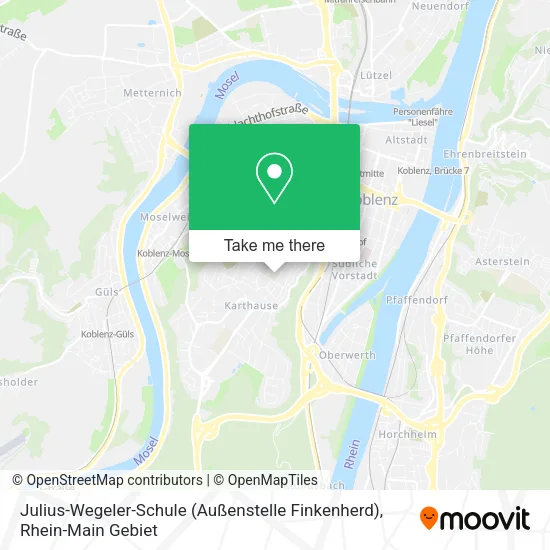 Карта Julius-Wegeler-Schule (Außenstelle Finkenherd)