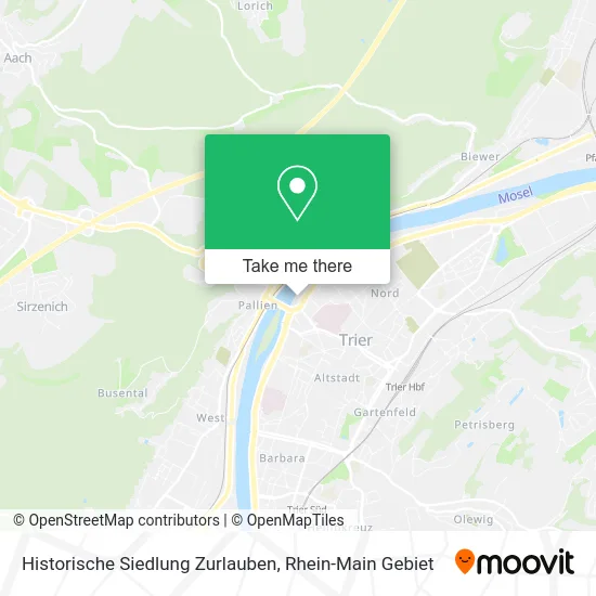 Карта Historische Siedlung Zurlauben
