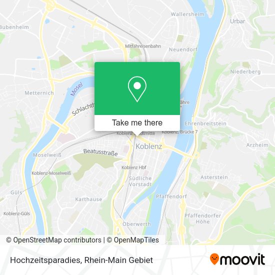 Карта Hochzeitsparadies