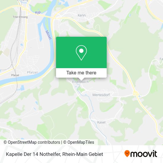 Карта Kapelle Der 14 Nothelfer