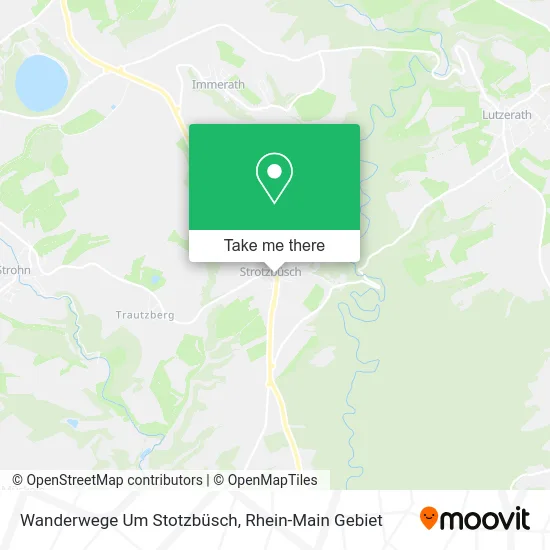Карта Wanderwege Um Stotzbüsch