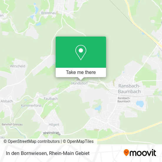 Карта In den Bornwiesen