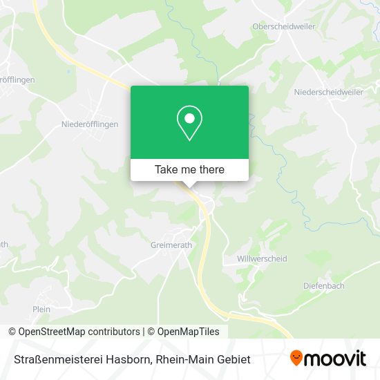 Карта Straßenmeisterei Hasborn