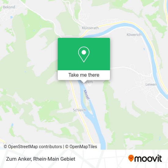 Карта Zum Anker
