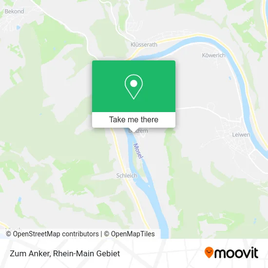 Карта Zum Anker