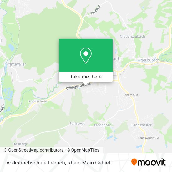 Карта Volkshochschule Lebach