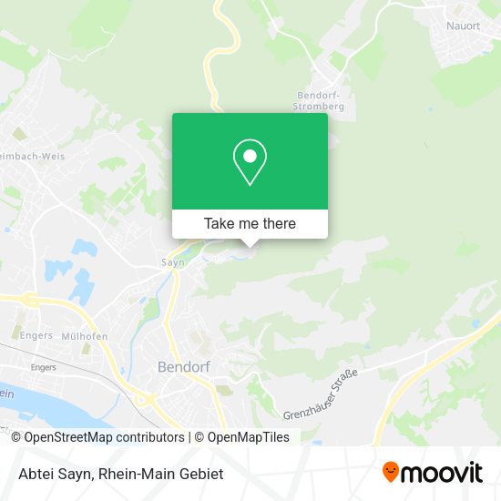 Abtei Sayn map