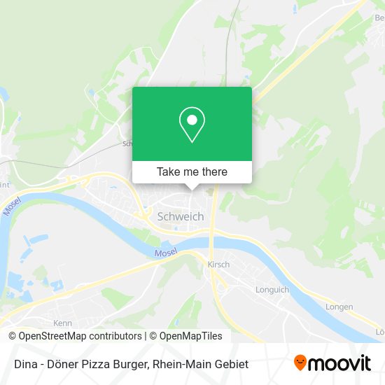 Карта Dina - Döner Pizza Burger