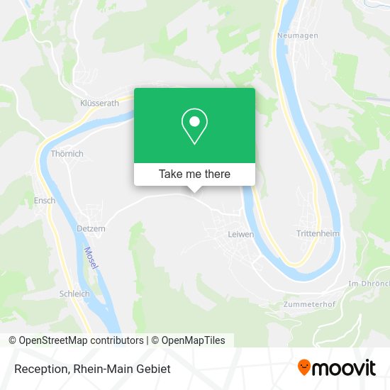 Reception map
