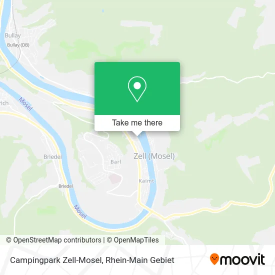 Карта Campingpark Zell-Mosel
