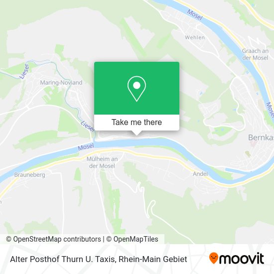 Карта Alter Posthof Thurn U. Taxis
