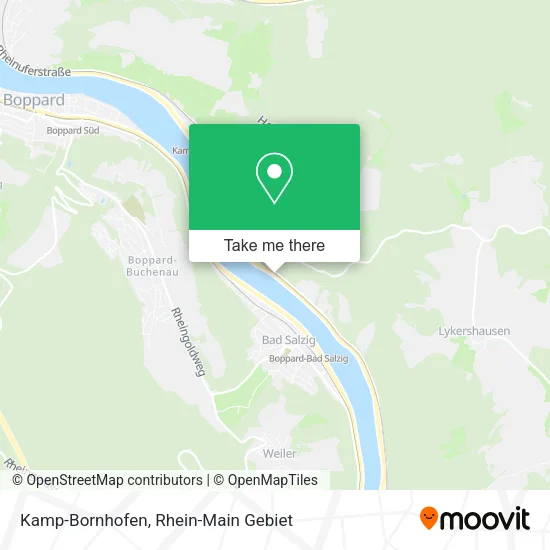 Карта Kamp-Bornhofen