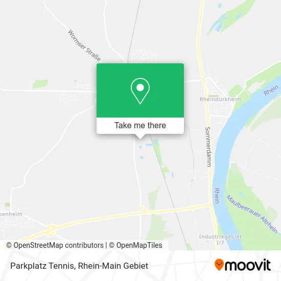 Карта Parkplatz Tennis